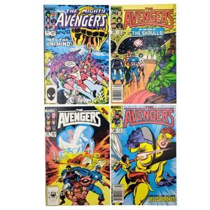 Avengers Lot 247 259 261 264 Starfox Skrulls YellowJacket Marvel Comics 1984-86